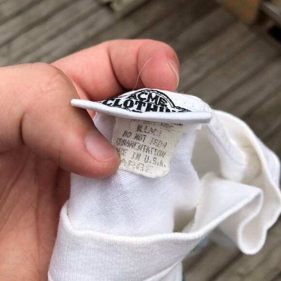 Vintage 1991 Acme Clothing Looney Toons Single Stitch Shirt Large - Picture 4 of 6